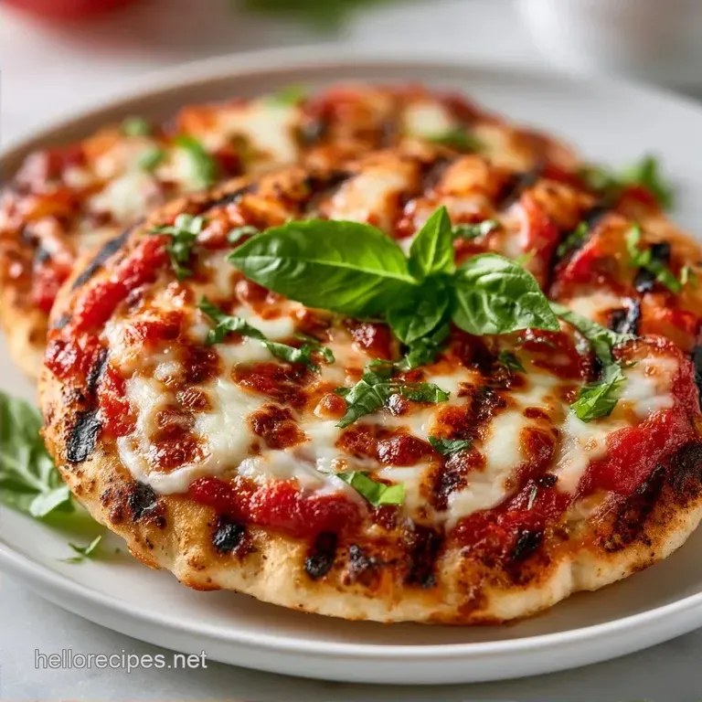 Easy Grilled Pizza Margherita in 20 Minutes