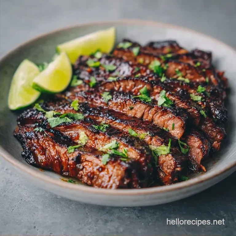 Easy Grilled Skirt Steak: Tender and Charred