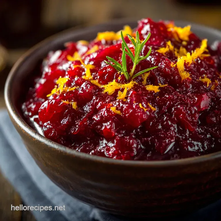 Cranberry Sauce Recipe: the Brightest Best Homemade Orange Star Anise Version presentation