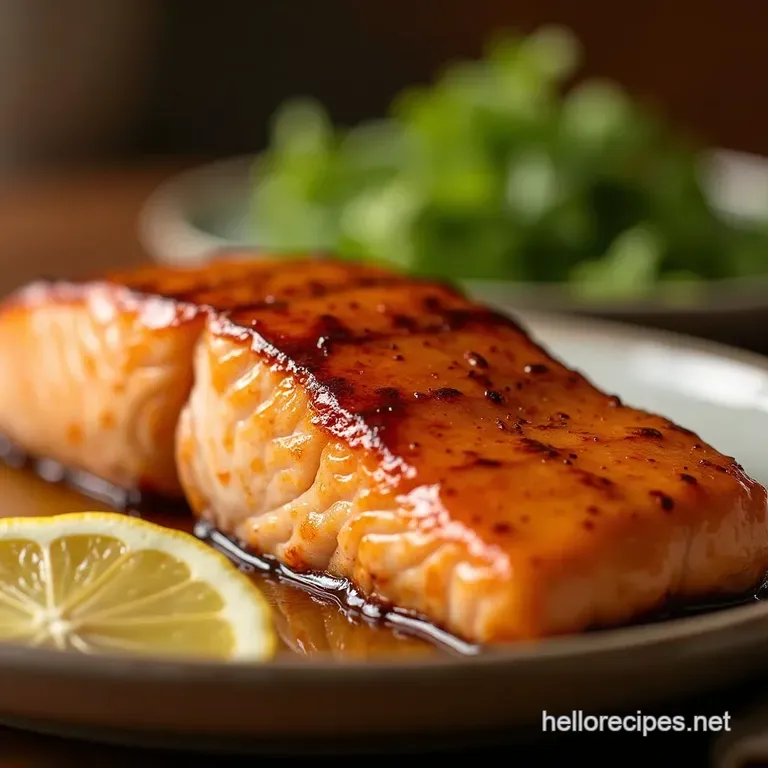 The Weeknight Wonder Perfect 20Minute Honeyglazed Salmon presentation