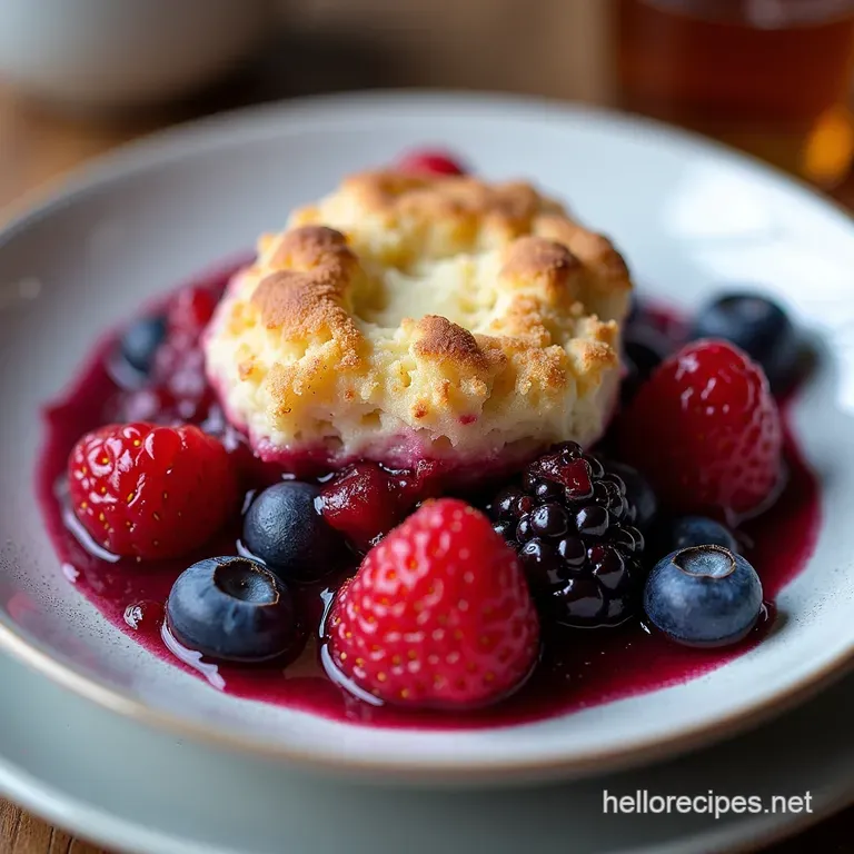 The Great British Mixed Berry Cobbler A Summers Delight