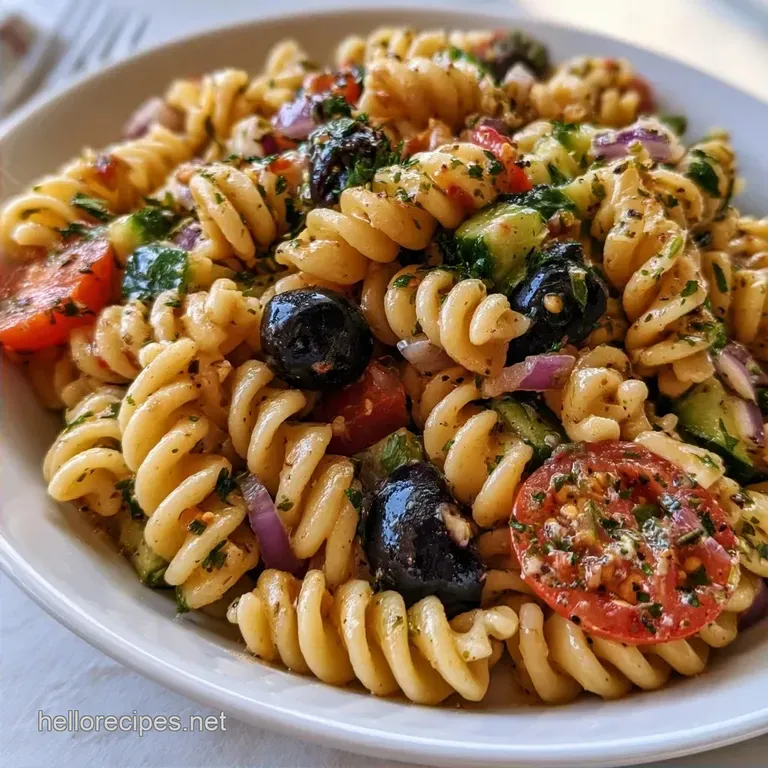 Easy Picnic Pasta Salad: Zesty and Juicy