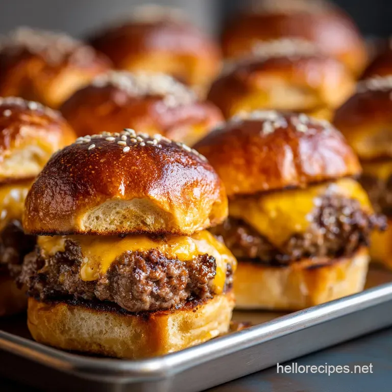 Cheeseburger Sliders with Hawaiian Rolls The Ultimate Easy Sheet Pan Recipe