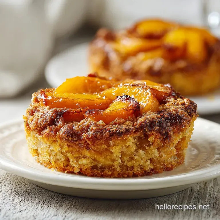 Peach Cobbler: Golden and Tender