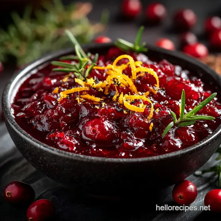Cranberry Sauce: The Best Ever Spiced Recipe with Fresh Orange Zest