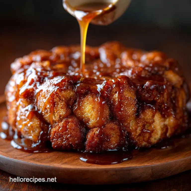 A Right Kerfuffle Chefs Classic Sticky Caramel Monkey Bread presentation