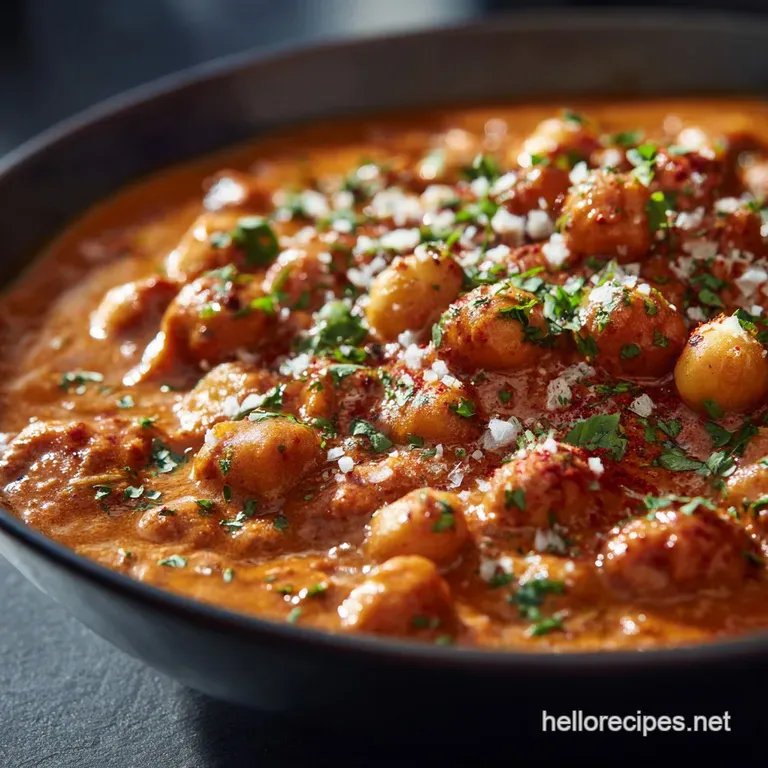 Chickpea Tikka Masala the Great British Effortless Vegan Curry presentation