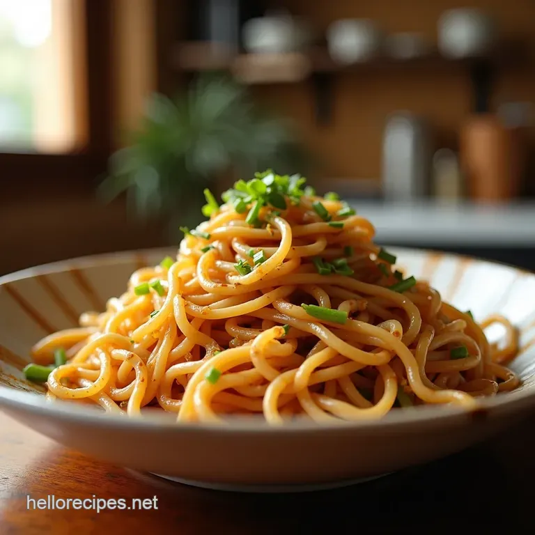 Irresistible Weeknight Yaki Udon Savoury Stirfried Comfort presentation