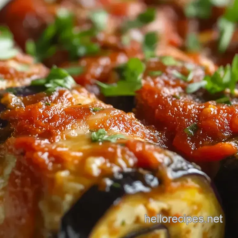 Eggplant Involtini with Ricotta and Basil