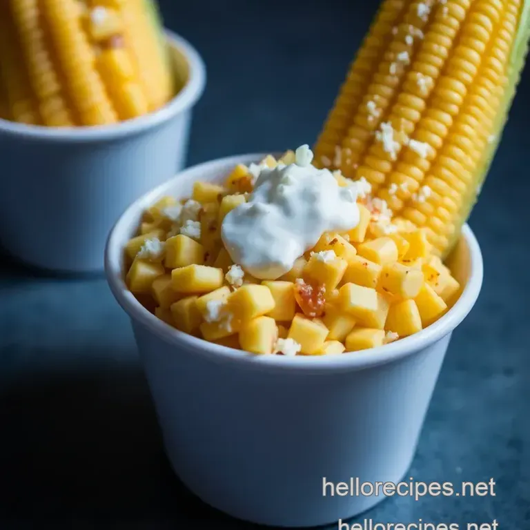 Elote in a Cup: Your New Favourite Street Corn Snack! presentation