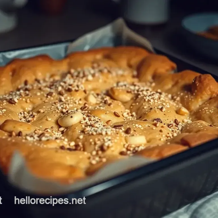 Everything Bagel Blondies