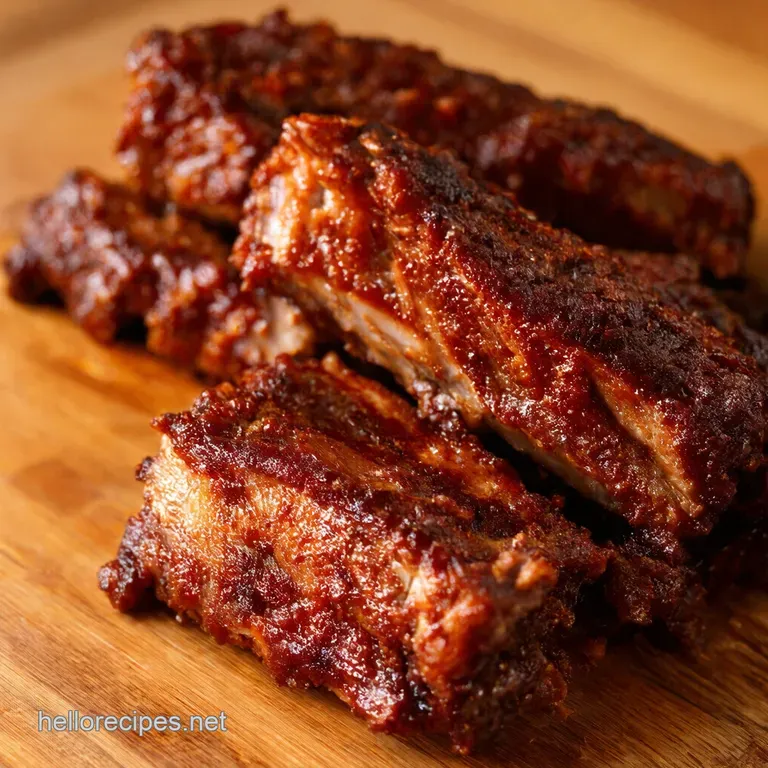 Falloffthebone Slow Cooker Bbq Ribs presentation