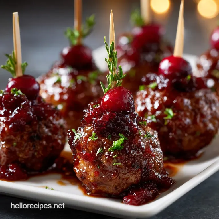 Christmas Cranberry Meatballs: The Ultimate Festive Glazed Cocktail Meatballs