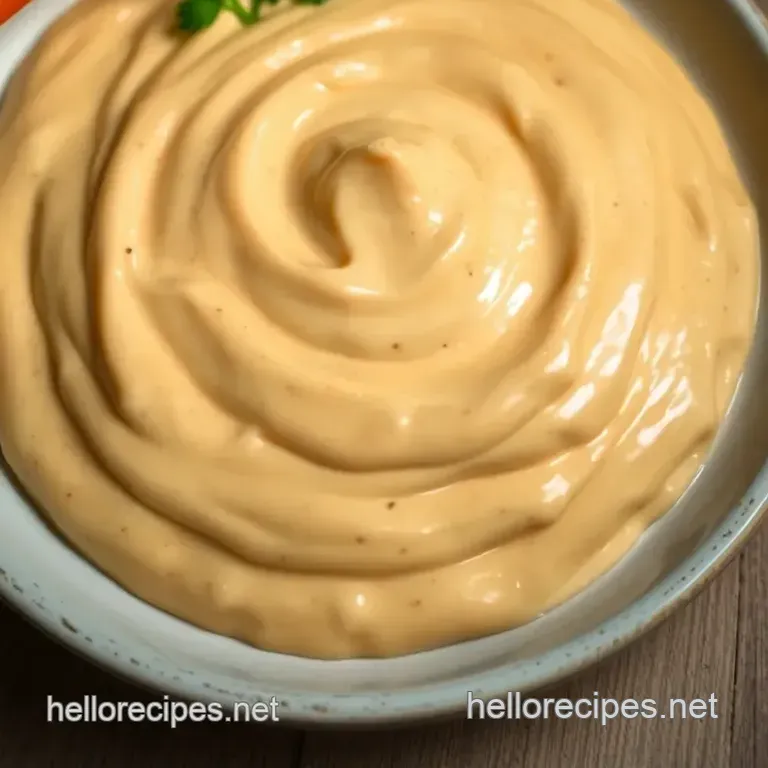 Fiery Flavour: Homemade Spicy Mayo presentation