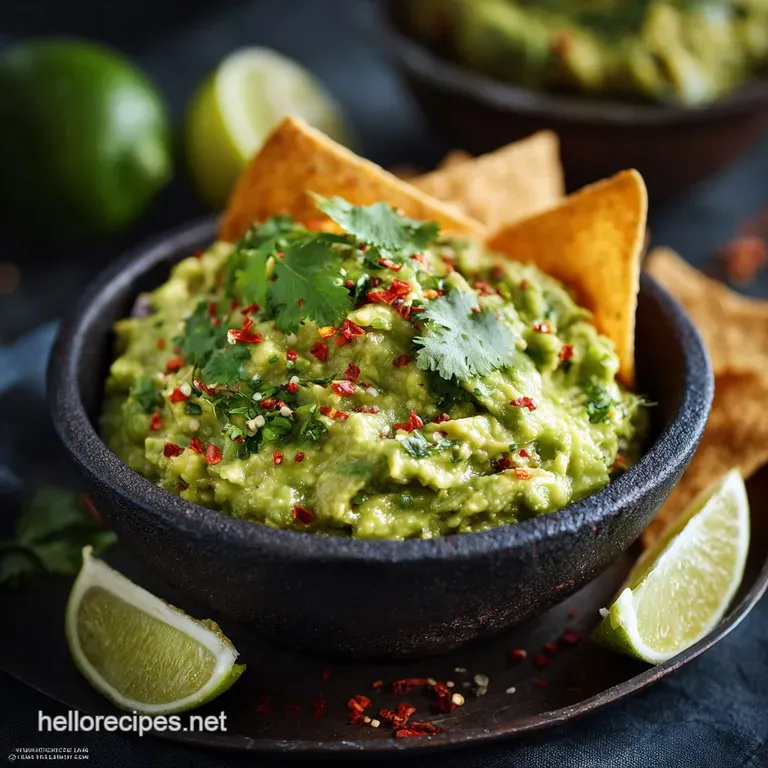Spicy Guacamole Recipe Easy Fiery Lime and Cilantro Guac with a Proper Kick presentation