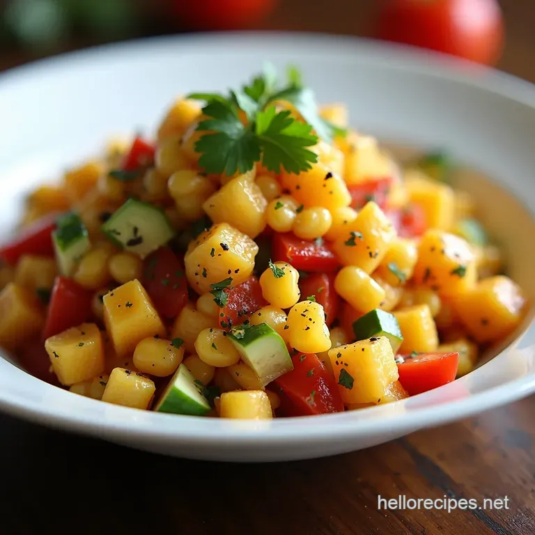 Fiesta Elote Salad Zesty Mexican Corn Salad