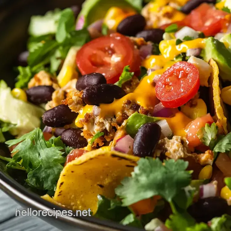 Fiesta in a Bowl: The Ultimate Customizable Taco Salad