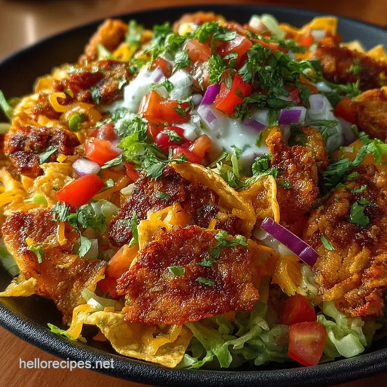 The Ultimate Crunch Time Fiesta Taco Salad Lean Beef Zesty Dressing and Crispy Shell Secrets