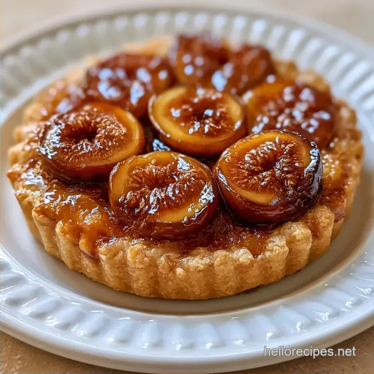 Fig Tarte Tatin with Fresh Figs