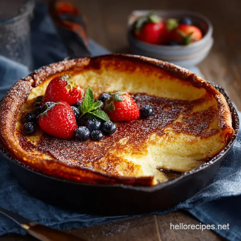 Finnish Pancake Pannukakku: Easy Oven-Baked Custard