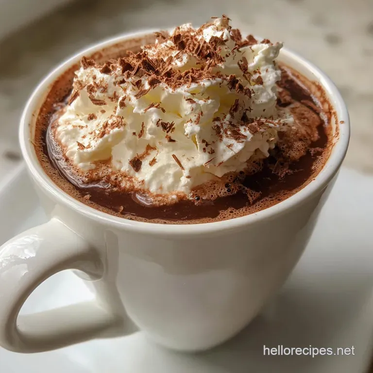 Spiked Hot Chocolate: the Fireside Sipper Recipe presentation
