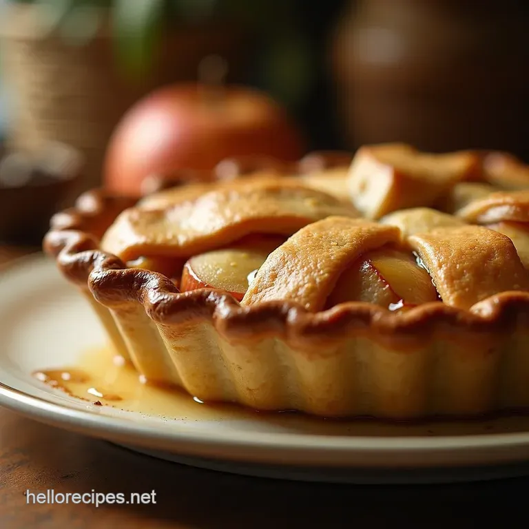 The Proper Flaky Crust Apple Pie a Proper British Bake with an American Heart presentation
