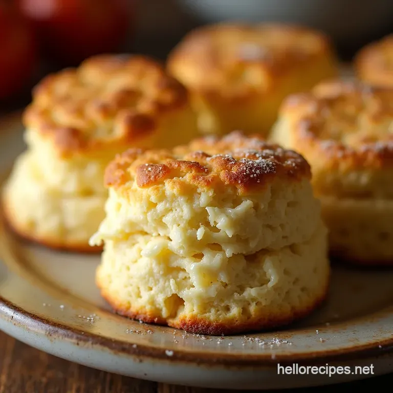 CloudLight Layered The Only Flaky Buttermilk Biscuit Recipe Youll Ever Need presentation