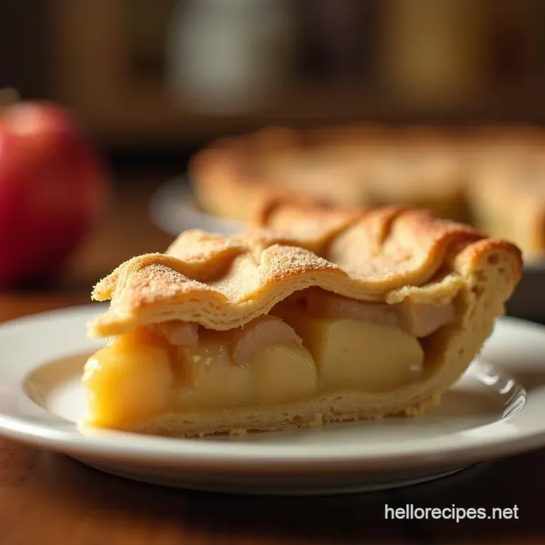 The Proper Bake Classic Doublecrust Apple Pie with Allbutter Pastry presentation