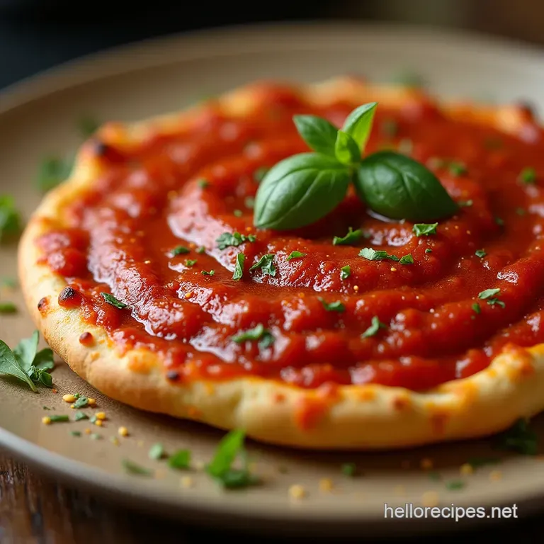 From Scratch in a Dash The Simplest Most Flavourful Homemade Pizza Sauce