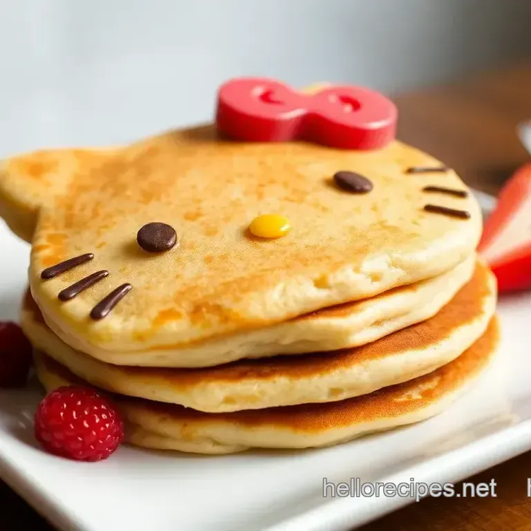 Flip Delightful Cinnamon Hello Kitty Pancakes