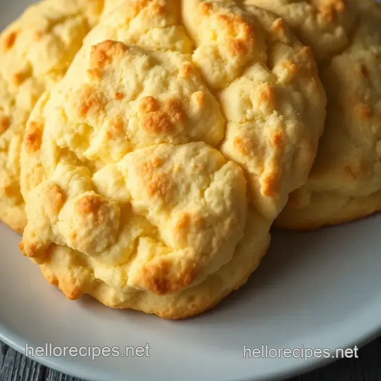 Fluffy British Style Easy Biscuits: A Classic Recipe presentation