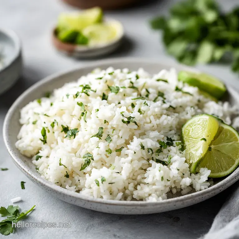 Cilantro Lime Rice: Fluffy and Citrus Forward