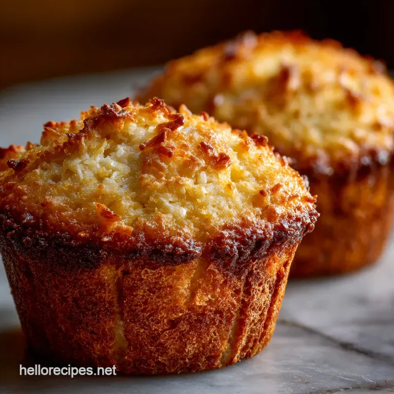 Coconut Flour Muffins: Fluffy Cloud-Like Low-Carb Perfection presentation