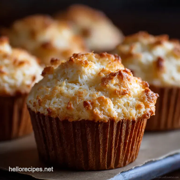 Coconut Flour Muffins: Fluffy Cloud-Like Low-Carb Perfection