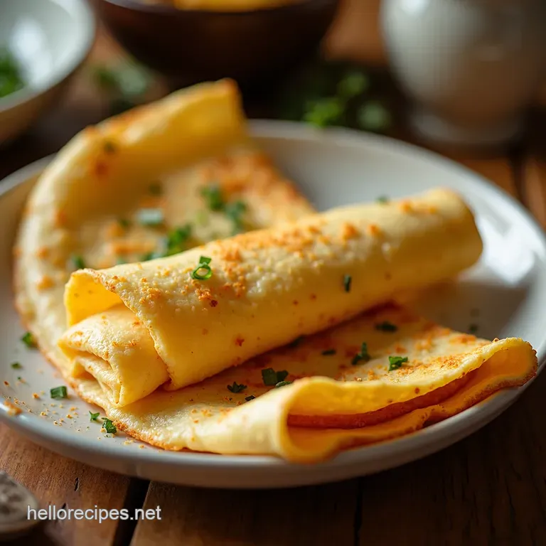 Fluffy on the Edges Perfect for Rolling Our Goto Dutch Pannenkoeken Recipe presentation
