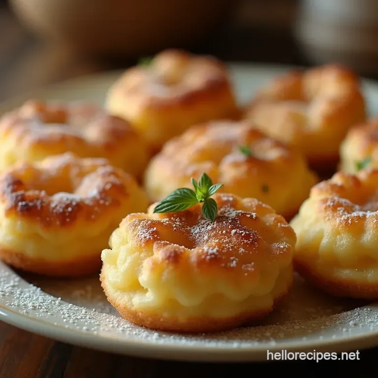 The Perfect Fluffy Poffertjes Little Dutch Delights presentation