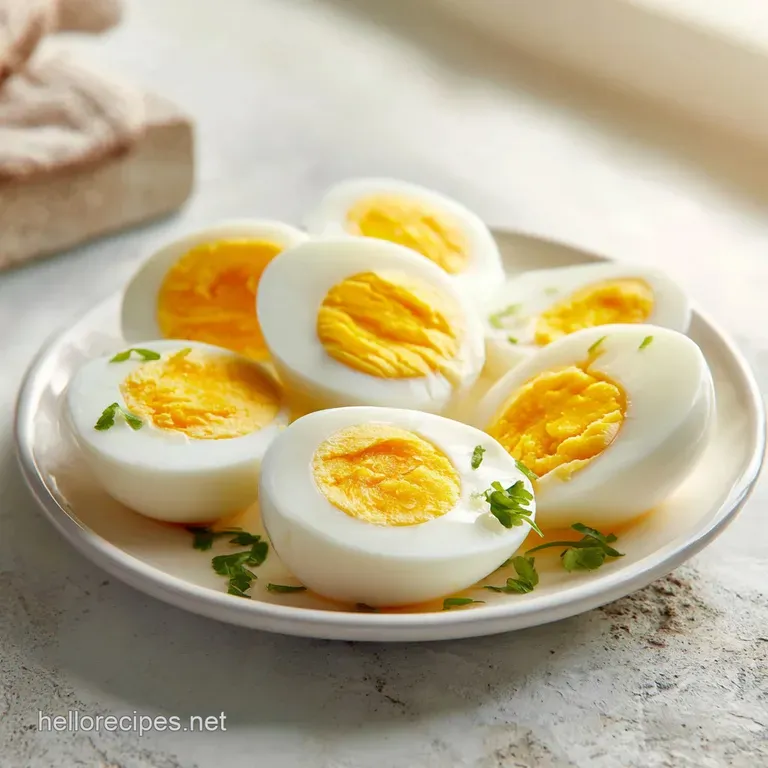 Hard Boiled Eggs: Easy Peel No Green Ring