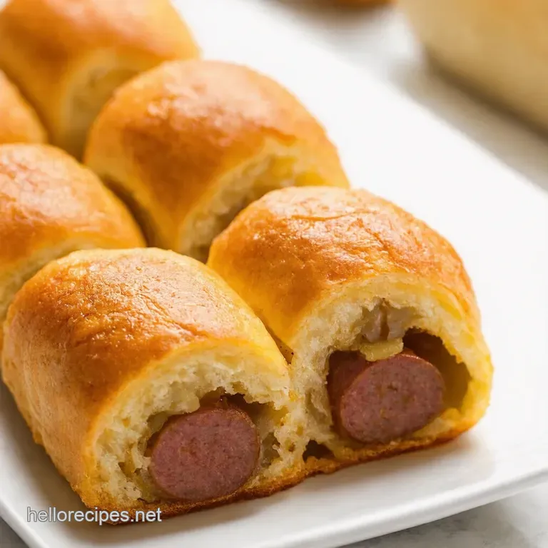 French Onion Sausage Rolls Ooh La La