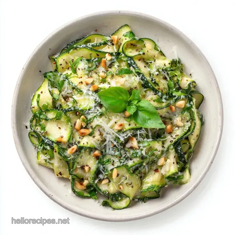 Fresh Zucchini Salad Side: Zesty and Bright