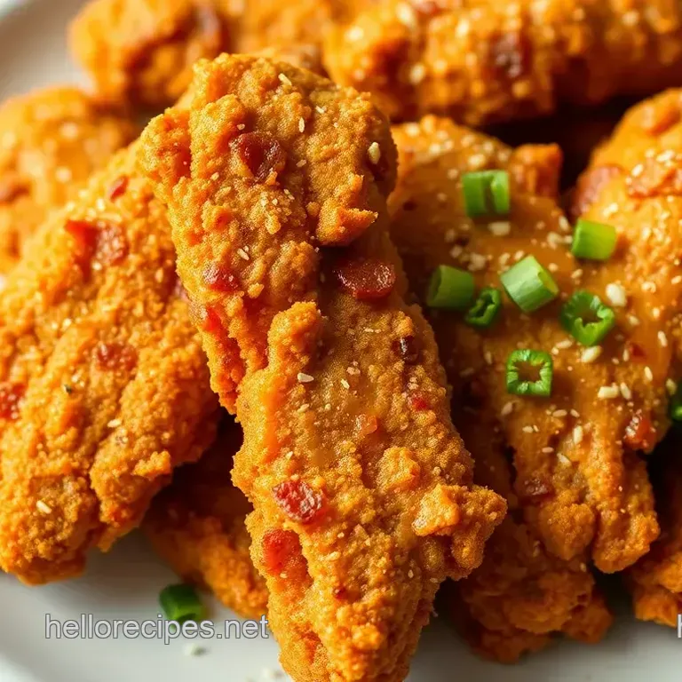 Fried Chicken Tenders with Crispy Flavor