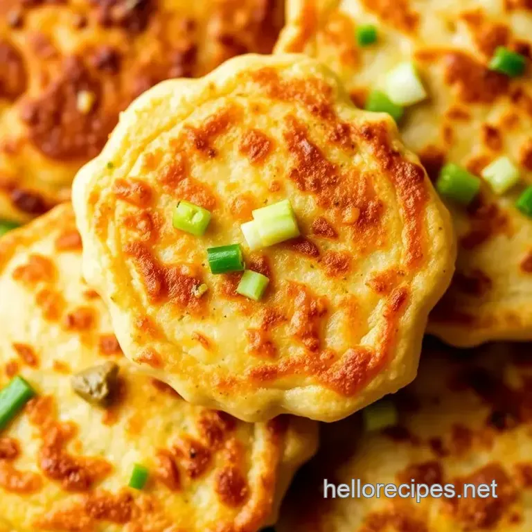 Easy Trader Joe’s-Style Fried Scallion Pancakes presentation