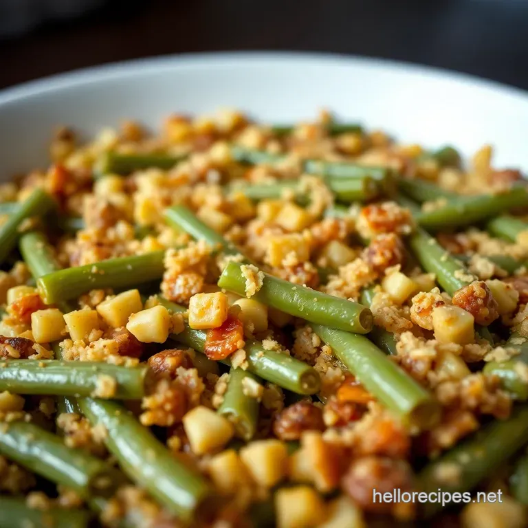 From Ordinary to Extraordinary: The Best Homemade Green Bean Casserole presentation