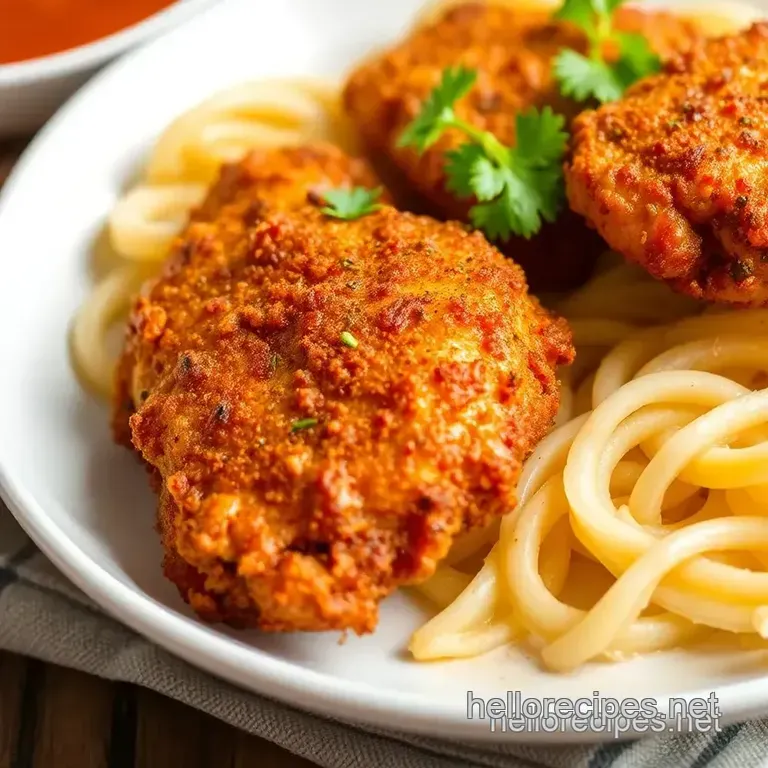 Crispy Spice-Fried Chicken: A Flavorful Delight presentation