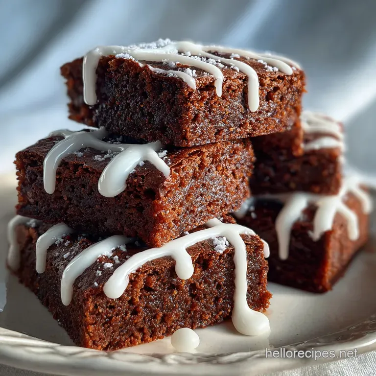 Fudgy Football Brownies With White Icing