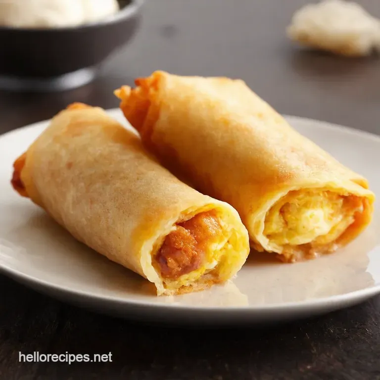 Full English Breakfast Egg Rolls A Cracking Start