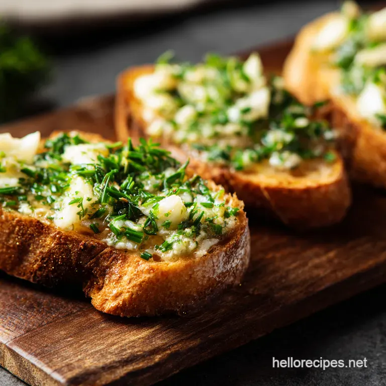 Garlic Herb Crostini Your Toppings Best Friend