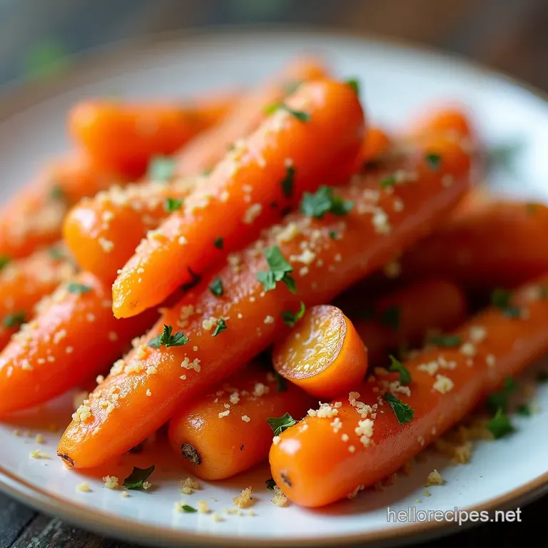The Best Crispy Garlic Parmesan Oven Carrots Recipe
