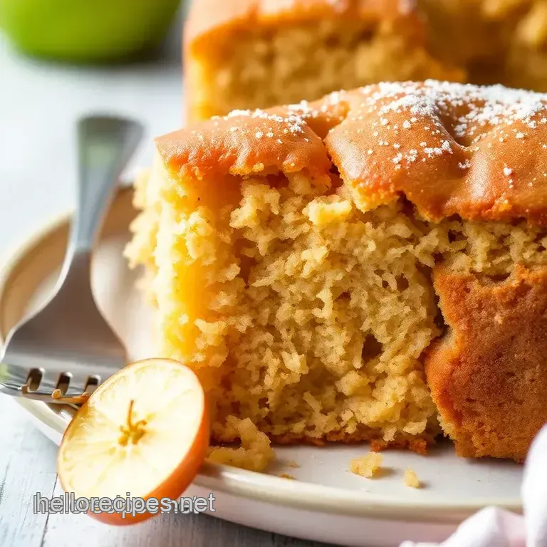 German Applesauce Cake: The Ultimate Moist Comfort Food Delight! presentation