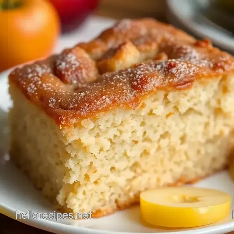 German Applesauce Cake: The Ultimate Moist Comfort Food Delight!