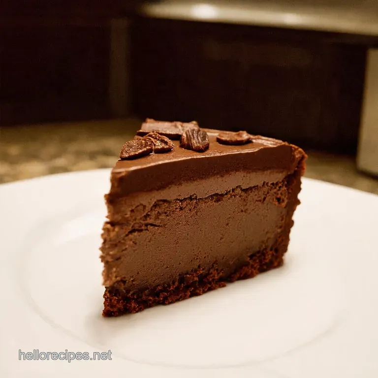 German Chocolate Cheesecake a Decadent Slice of Heaven presentation